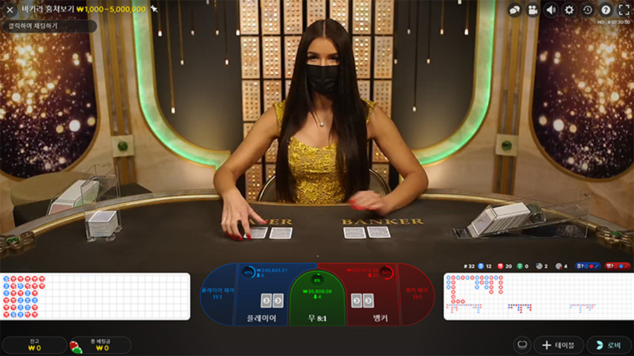 바카라 훔쳐보기