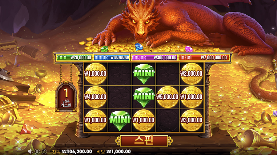 슬리핑 드래곤 리스핀 보너스 게임