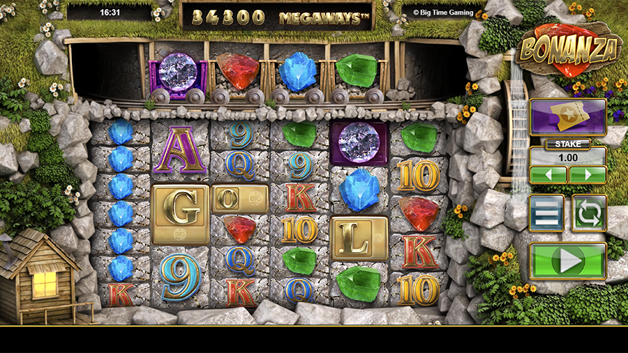 보난자 슬롯 게임 화면