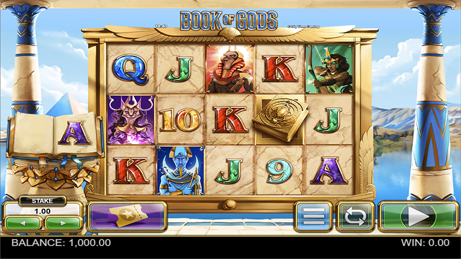 북 오브 갓 슬롯 게임 화면