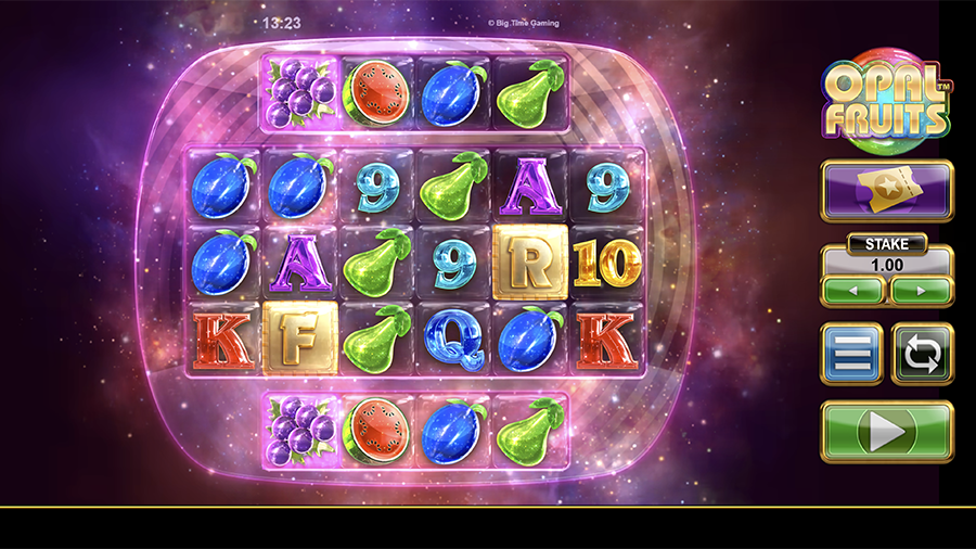 오팔 프루츠 슬롯 게임 화면